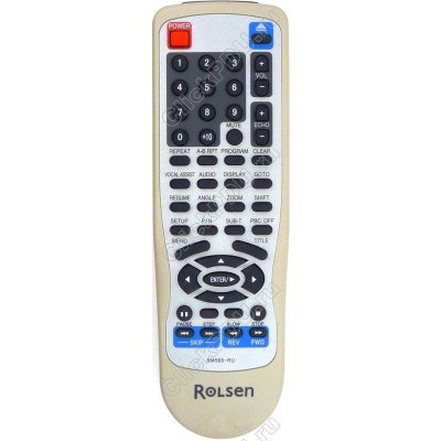 Пульт Rolsen RM-569 (RDV-800)